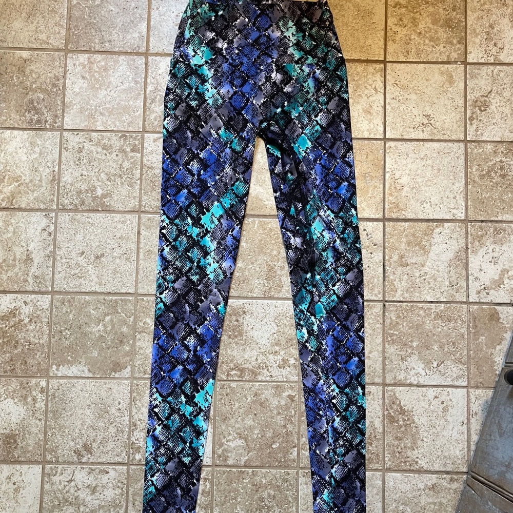 EUC K-DEER snake pattern full-length leggings